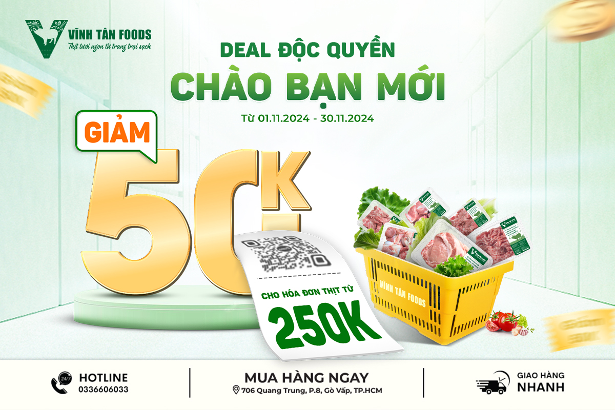 🤗 CHÀO BẠN MỚI - ĐÃI DEAL HỜI - GIẢM LIỀN TAY 50.000Đ NGAY LẦN MUA ĐẦU TIÊN 🤗
