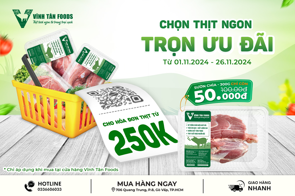📣📣 ƯU ĐÃI KỊCH SÀN SƯỜN CHÌA CHỈ CÒN 50.000Đ/300G