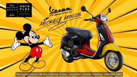 Vespa Primavera Disney Mickey Mouse Edition By Vespa 125 - Một Vé Về Tuổi Thơ