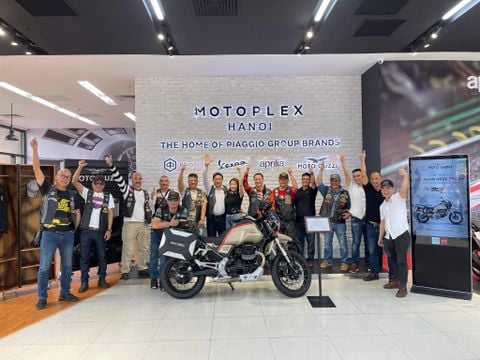 Moto Guzzi V85TT Travel đầu tiên tại Việt Nam đã có chủ sở hữu