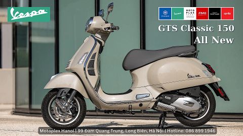 Vespa GTS Classic 150 All New - Vẻ Đẹp Huyền Thoại