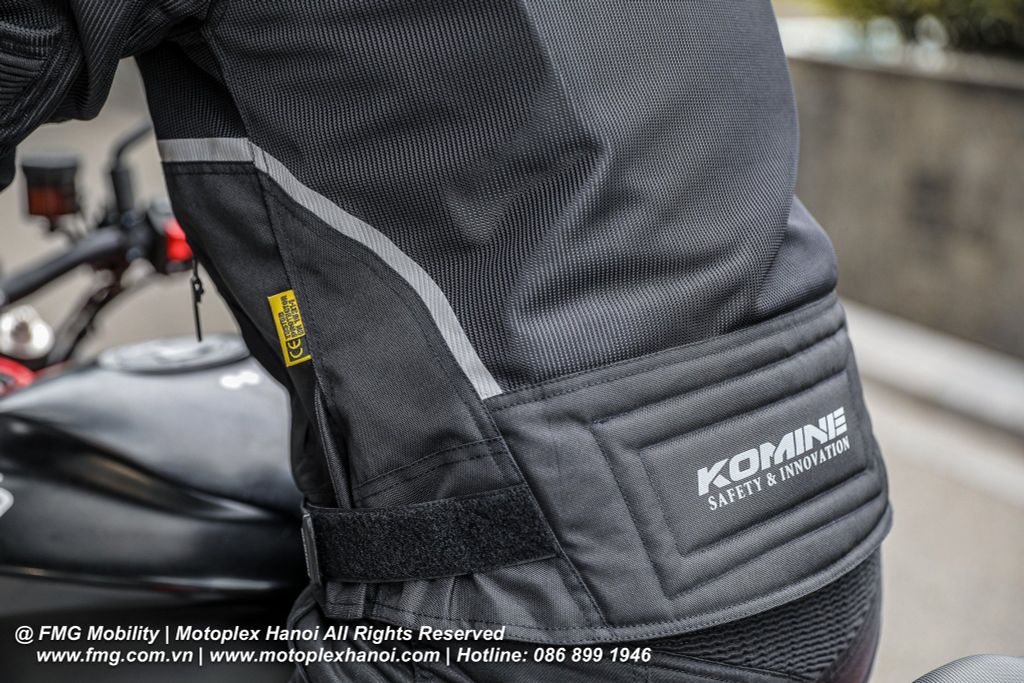 Áo Bảo Hộ Moto Komine JK-1573 Protect Carbon Mesh Jacket Tại FMG Superstore | Motoplex Hanoi