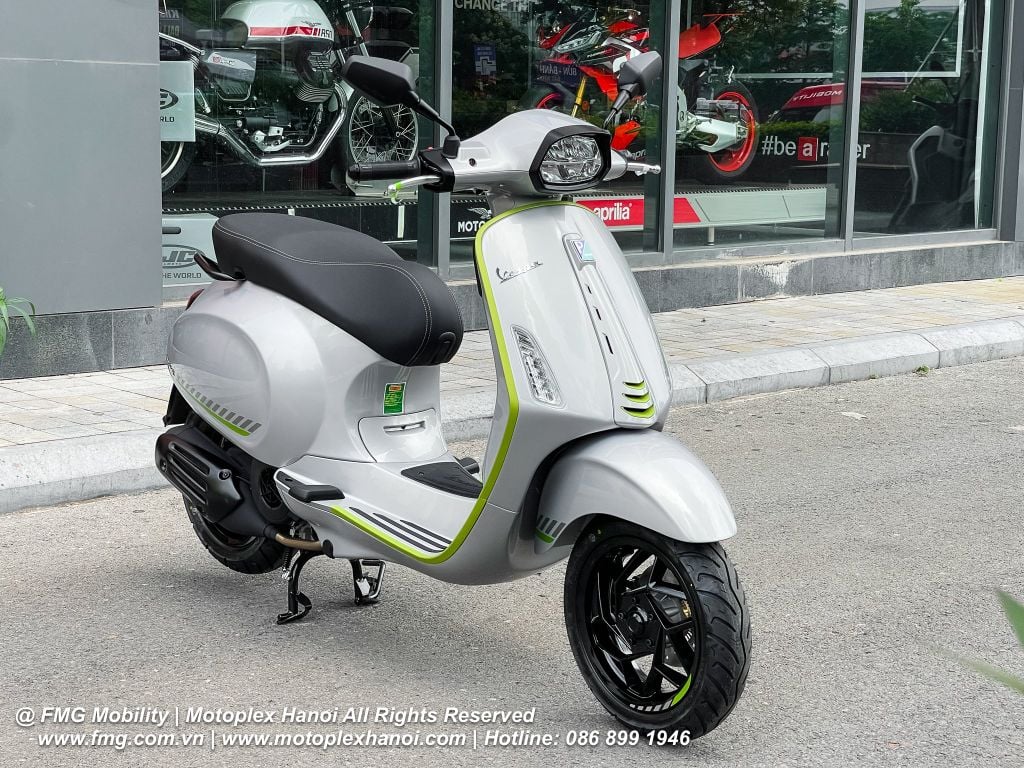 Một chiếc xe vừa đẹp, vừa an toàn – đúng chất Vespa đẳng cấp Ý.