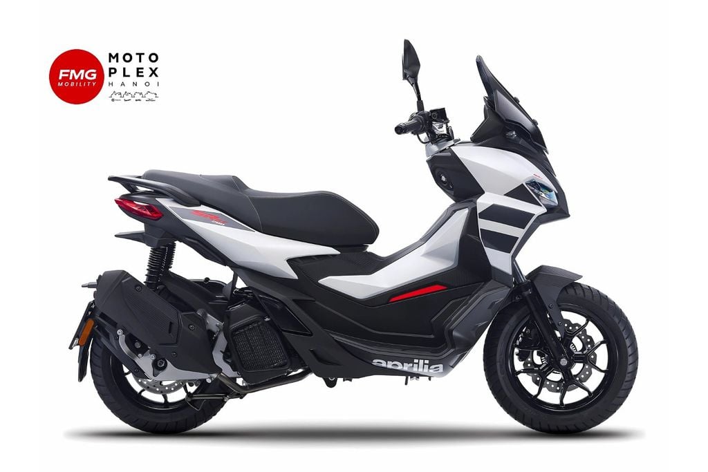 Aprilia SR GT 200 màu Trắng Opalescent Light