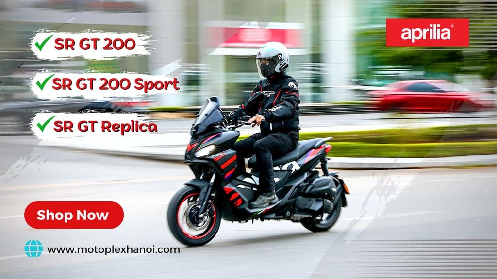 Ưu Đãi khi mua xe Aprilia SR GT tại Motoplex Hanoi