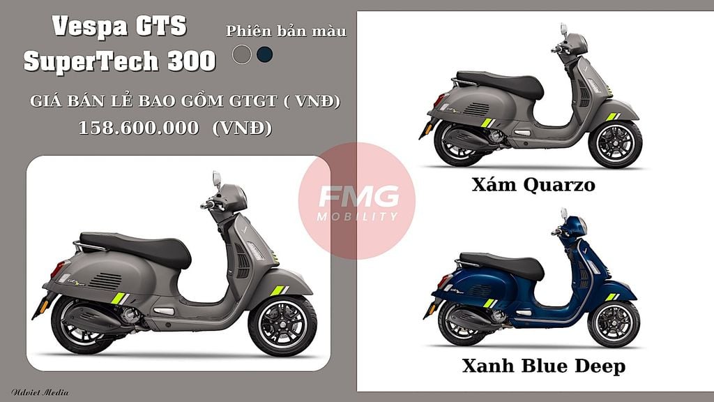 Giá Xe Vespa GTS SuperTech 300 2025