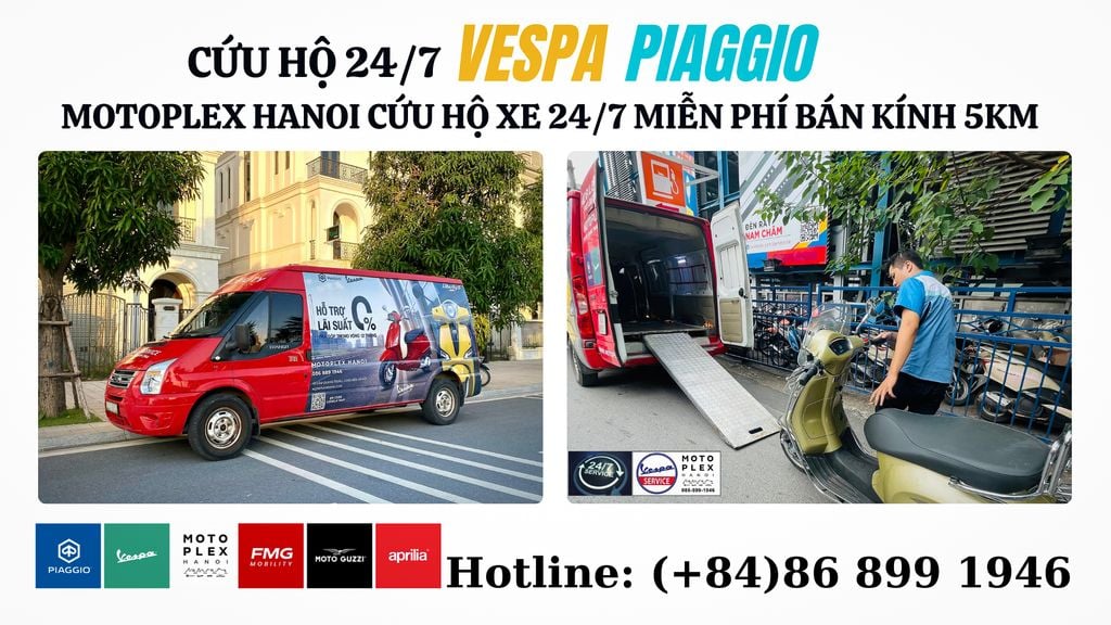 Dịch vụ vận chuyển và cứu hộ xe miễn phí 24/7 tại Motoplex Hanoi