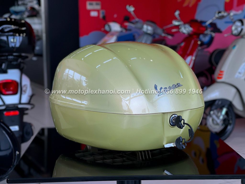 Thùng Đồ 32L Vespa Primavera & Vespa Sprint - 75 Years Yellow - CM272945 chính hãng tại Motoplex Hanoi