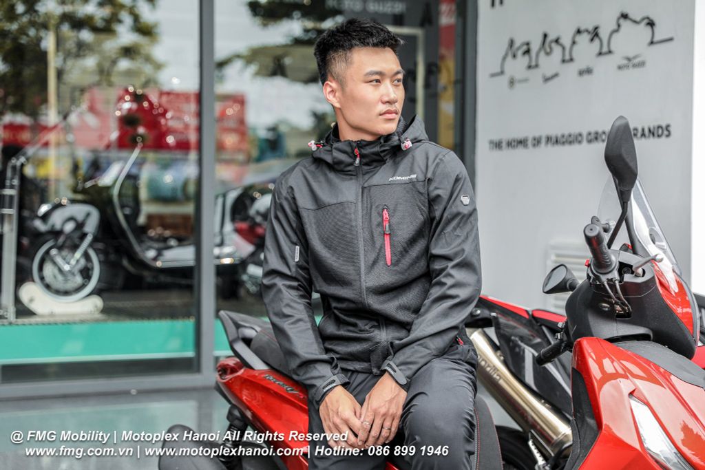 Áo Bảo Hộ Moto Komine JK-1143 Protect Mesh Parka Ten Jacket tại FMG Superstore | Motoplex Hanoi