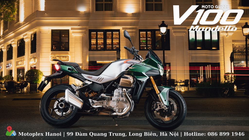 Moto Guzzi V100 Mandello S Khoe Sắc Đêm Hà Nội