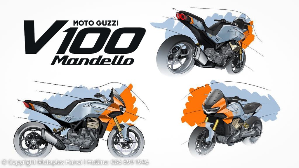 Moto Guzzi V100 Mandello S tại Motoplex Hanoi