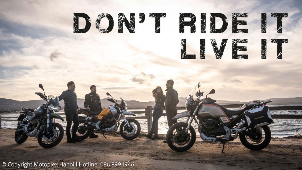 Moto Guzzi V85 TT Dont Ride it, Live it