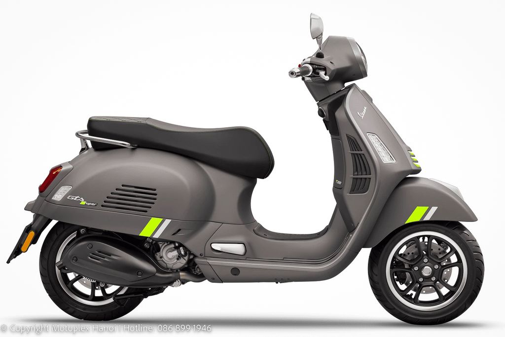 Vespa GTS Super Tech 300 màu Grey Quarzo