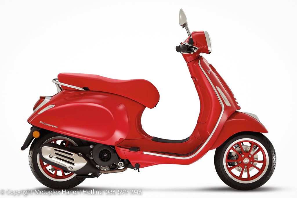 Vespa Primavera Red 125 thanh lịch, trẻ trung