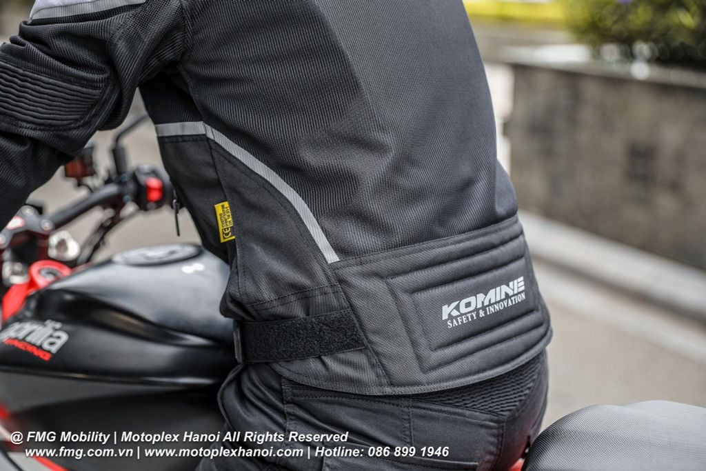 Áo Bảo Hộ Moto Komine JK-1573 Protect Carbon Mesh Jacket Tại FMG Superstore | Motoplex Hanoi