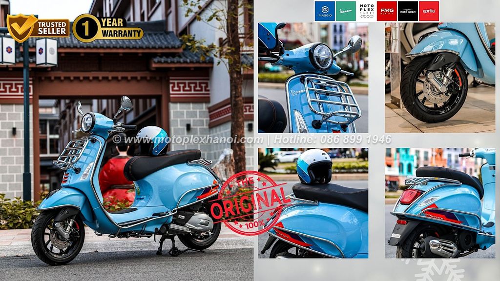 Phụ Kiện Vespa Primavera chính hãng tại Motoplex Hanoi