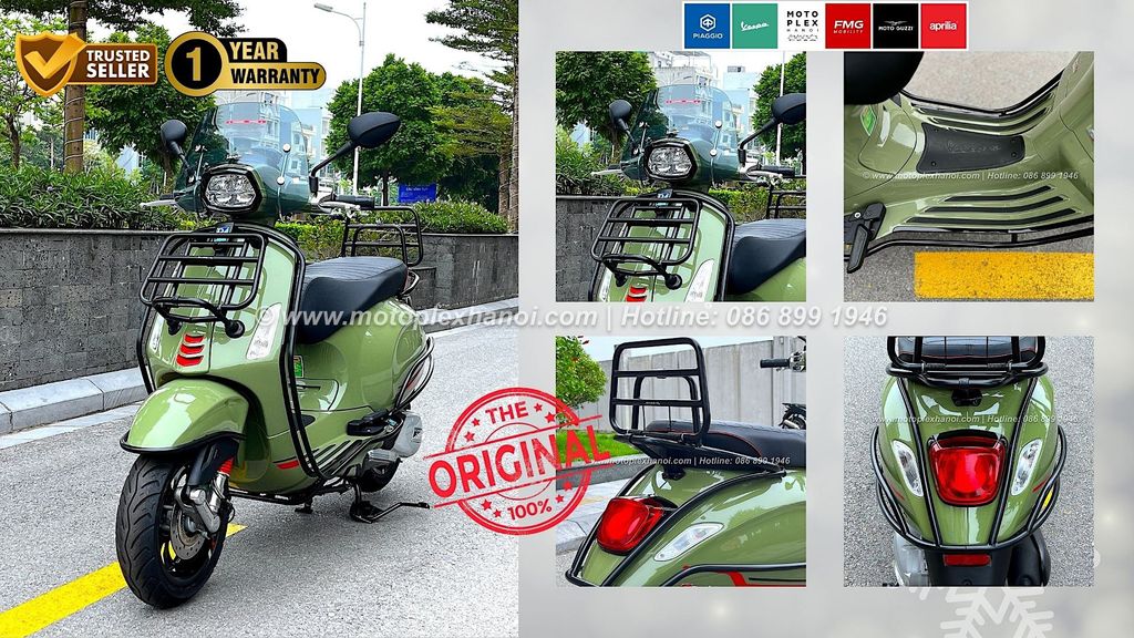 Phụ kiện Vespa Sprint chính hãng tại Motoplex Hanoi