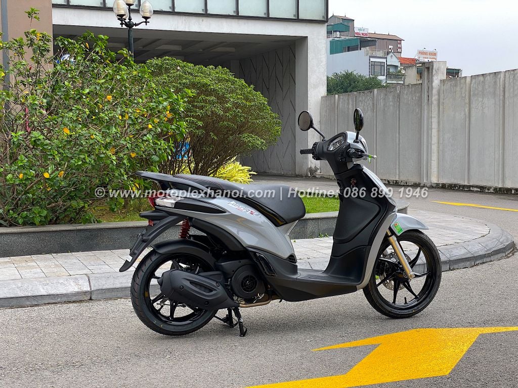 Piaggio Liberty trang bị động cơ i-Get thế hệ mới, xi lanh đơn, 4 kì, phun xăng điện tử tiết kiệm nhiên liệu 2,66 lit/100km