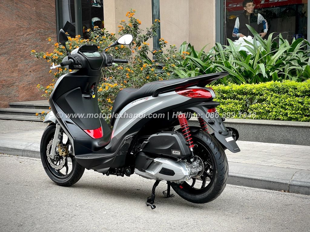 Piaggio Medley 2024 sử dụng động cơ I-Get vận hàng êm ái, tiết kiệm nhiên liệu 2,2 lít/100km