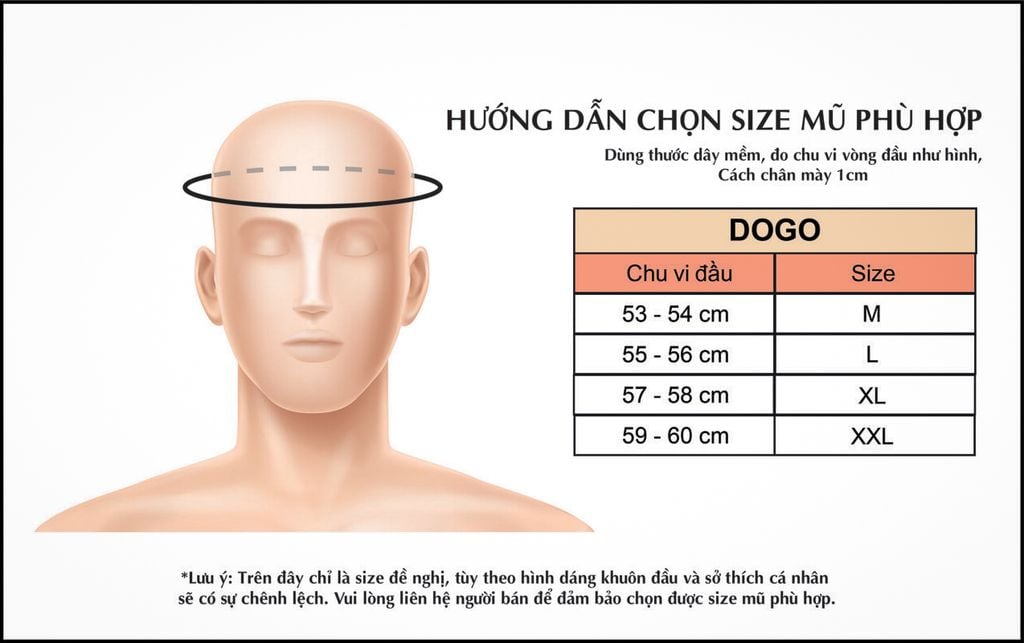 Size Mũ Bảo Hiểm Fullface BULLDOG Dogo Graphic