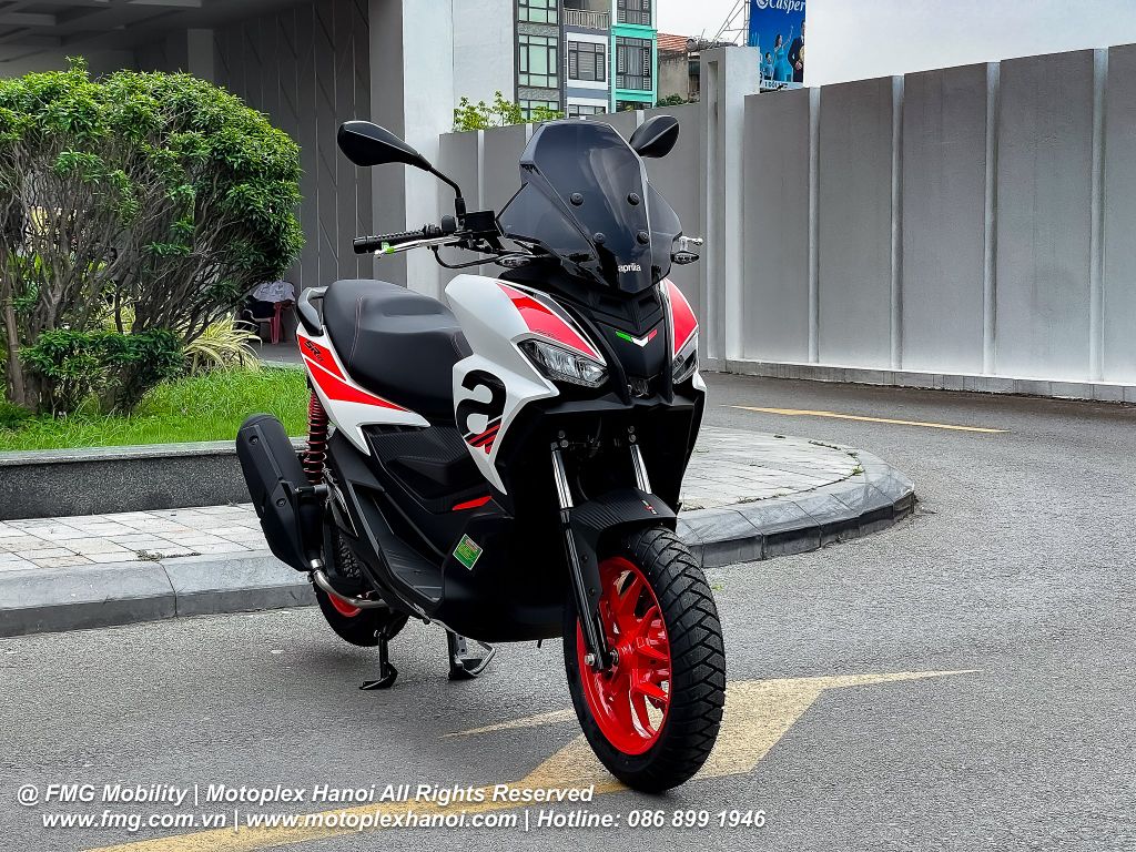 Aprilia SR GT 200 Sport 2025 tại FMG Mobility | Motoplex Hanoi