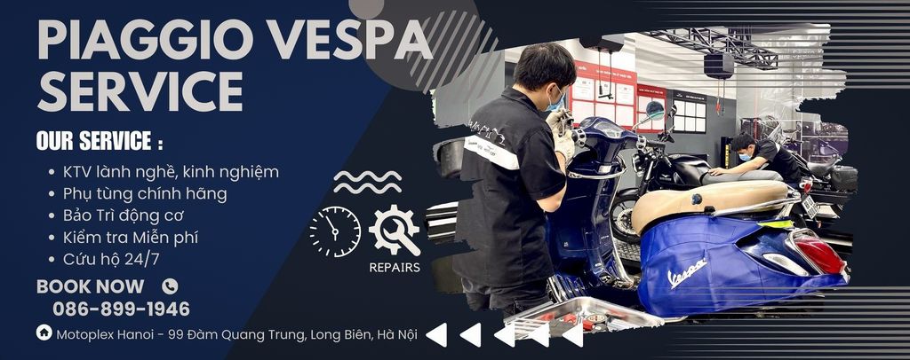 Trung Tâm Sửa Chữa và Bảo Hành Piaggio Vespa Long Biên (Motoplex Hanoi)