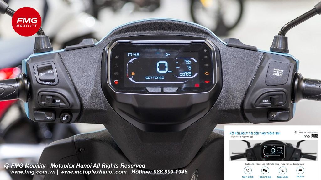 Tính năng mới trên Piaggio Liberty 2025
