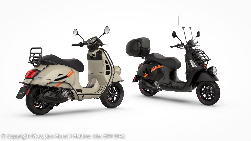 Thiết kế cổ điển Vespa GTV 2023