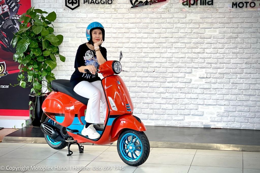 Kích thước của xe Vespa Primavera 2023 (DxR xC) lần lượt là 1,852 x 680 x 790 mmphù hợp với người Việt Nam