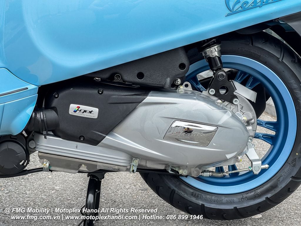 Động cơ I-Get (Italian Green Experience Technology) 4 thì, 3 van&nbsp;kết hợp hệ thống treo mới