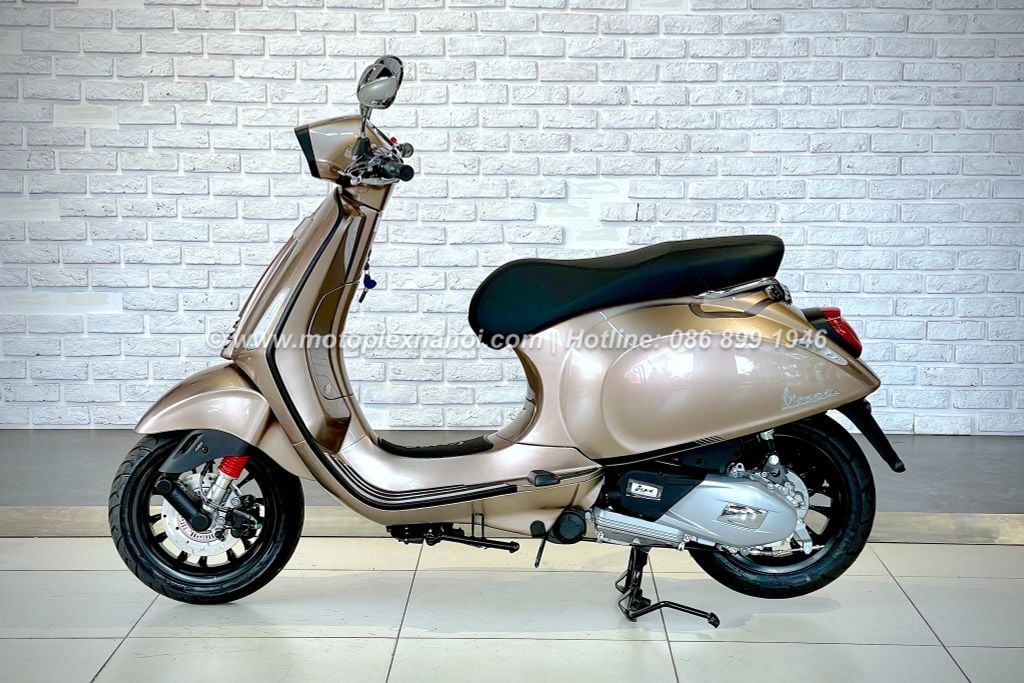 Thân xe Vespa Sprint S 150 TFT được thiết kế làm bằng thép nguyên khối