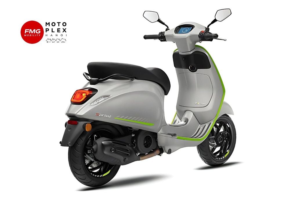 Hệ thống truyền động mới giúp giảm tiếng ồn và rung đến 40%. Vespa Sprint Tech 2025