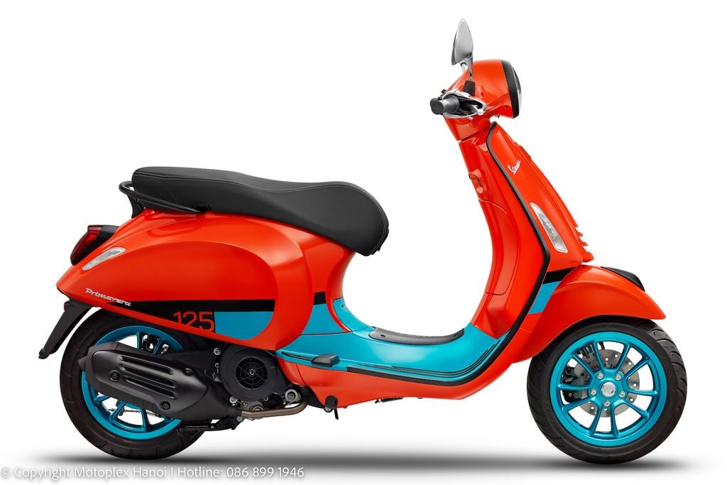 Vespa Primavera Color Vibe 125 màu Cam Orange Tramonto