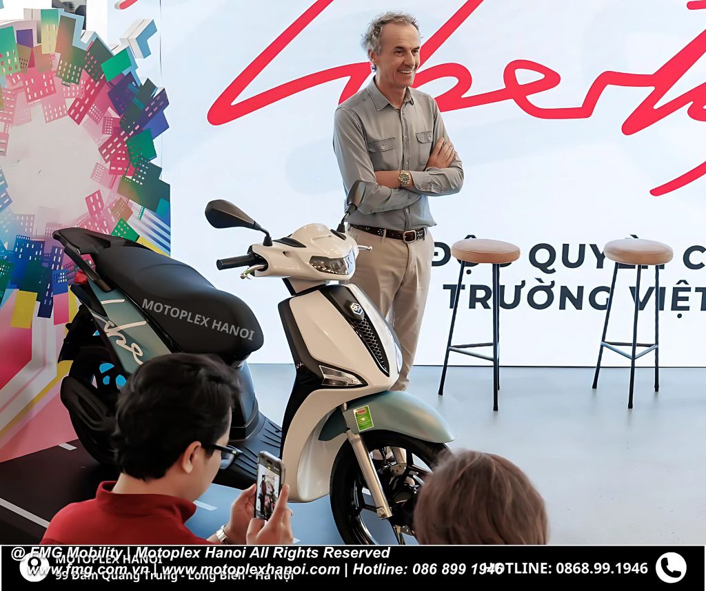 Hình Ảnh Thực Tế Piaggio Liberty 2025 Tại Lễ Ra Mắt