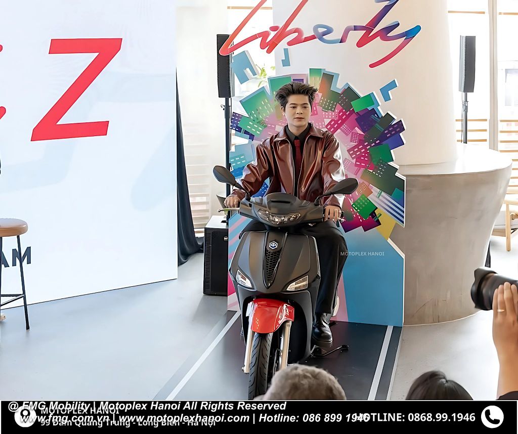 Hình Ảnh Thực Tế Piaggio Liberty 2025 Tại Lễ Ra Mắt