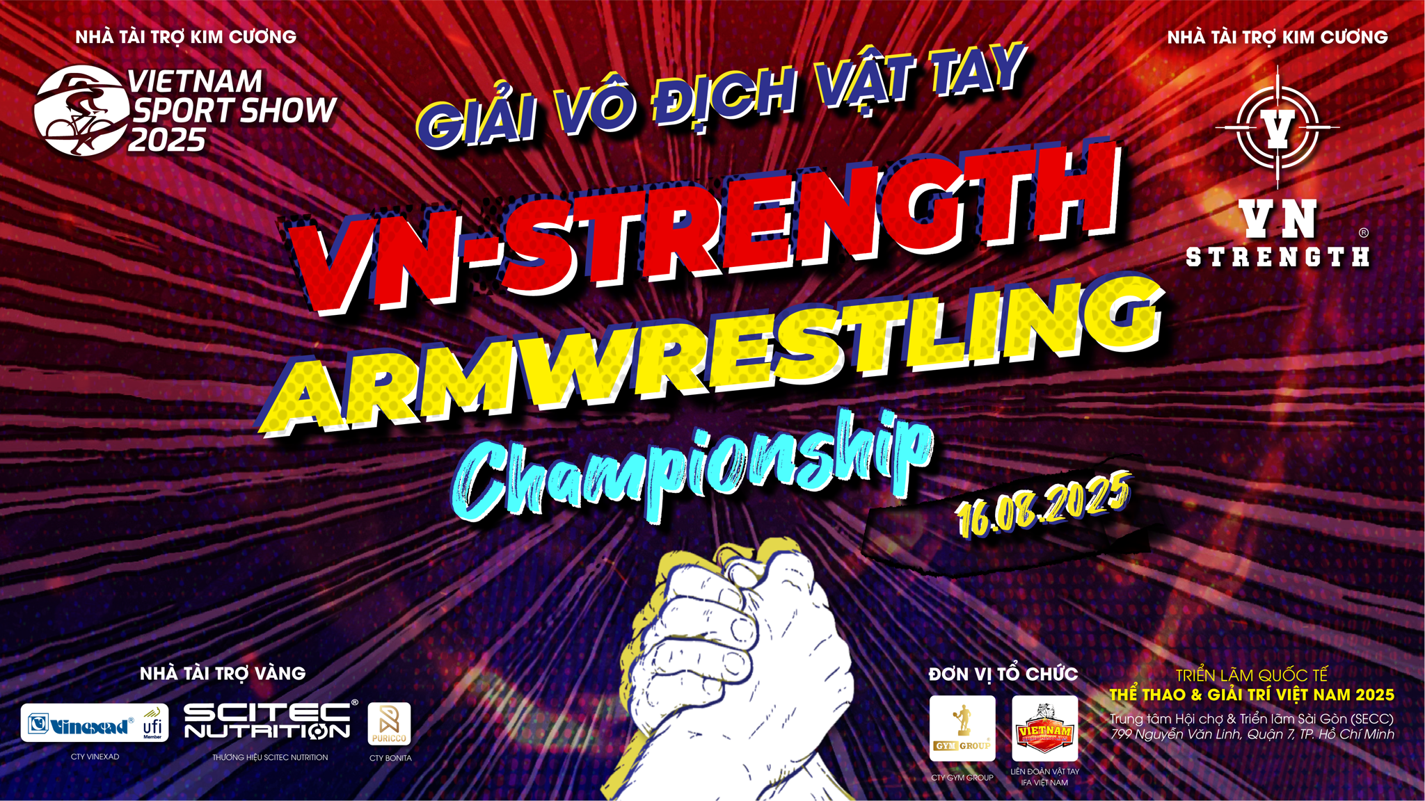 🔥 GIẢI VÔ ĐỊCH VẬT TAY ∣ VN-STRENGTH ARMWRESTLING CHAMPIONSHIP 2025 🔥 - chính thức khởi tranh.