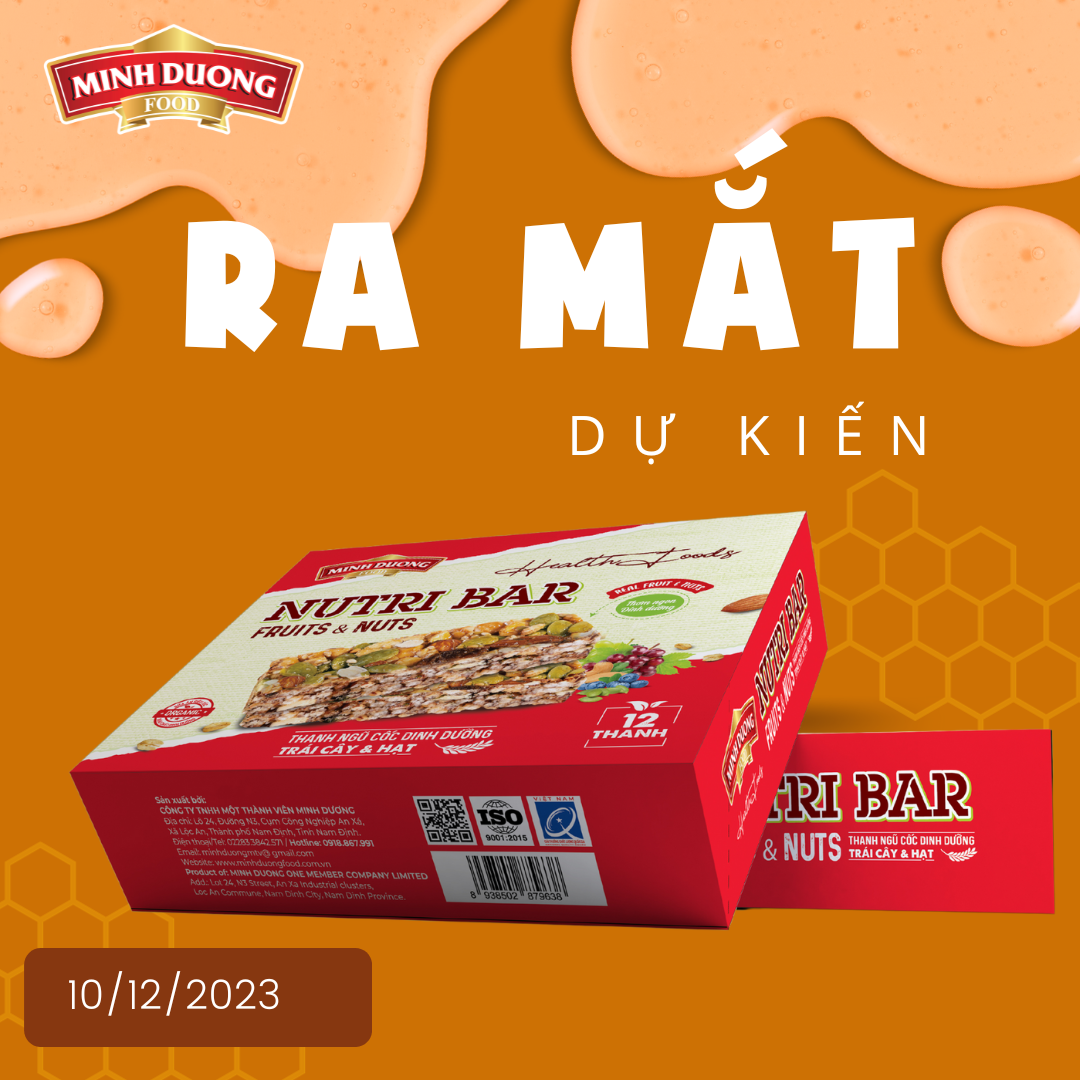 DỰ KIẾN RA MẮT 10/12:  HỘP THANH NGŨ CỐC DINH DƯỠNG MINHDUONGFOOD