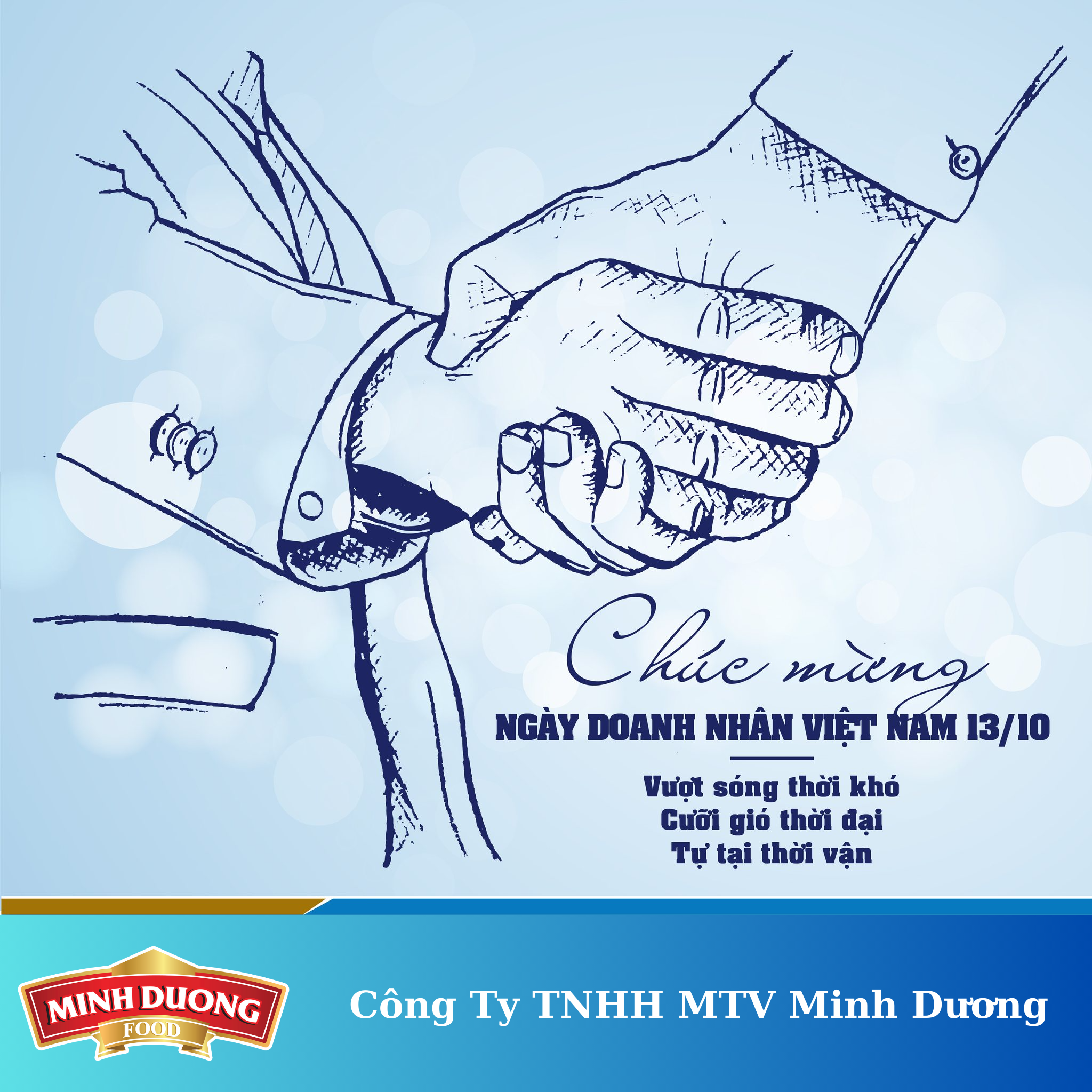 MINHDUONGFOOD CHÚC MỪNG NGÀY DOANH NHÂN VIỆT NAM 13/10