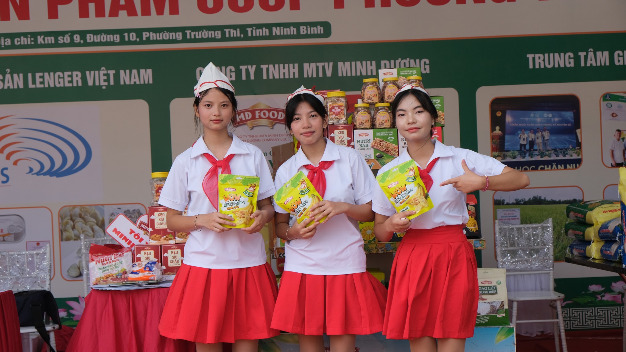 MDFood Tự Hào Trưng Bày Sản Phẩm OCOP Tại Đại Hội Đảng Phường Trường Thi, Ninh Bìn