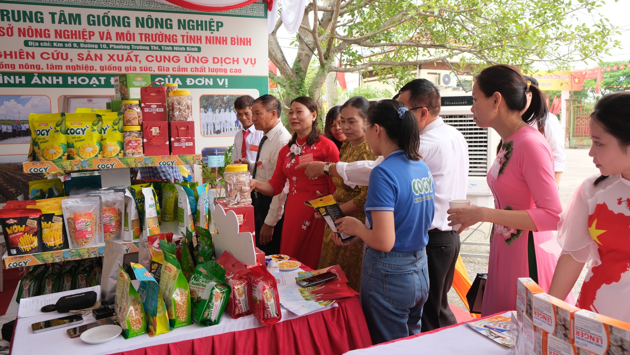 MDFood Ghi Dấu Ấn Tại Gian Hàng OCOP – Đại Hội Đảng Phường Trường Thi, Ninh Bình 14/8/2025