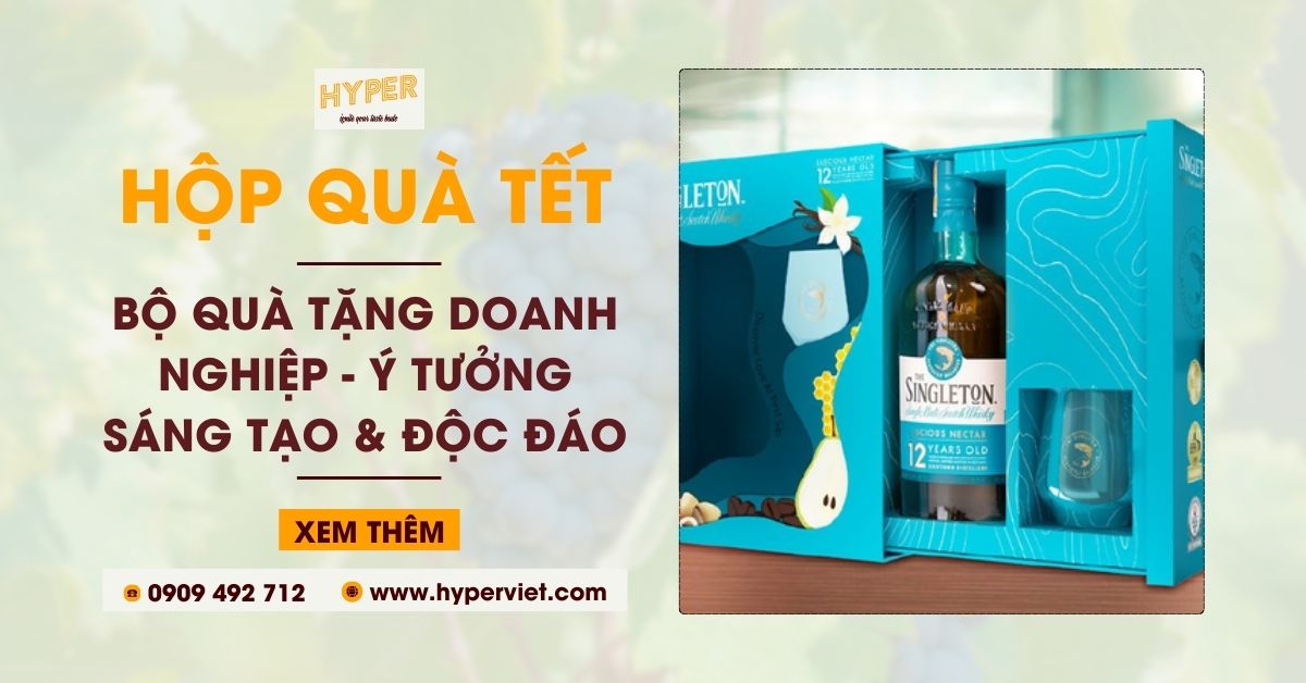 Bộ Quà Tặng Doanh Nghiệp Ý Tưởng Sáng Tạo And Độc Đáo Hyper Chuyên Cung Cấp Rượu Nhập Khẩu 0184