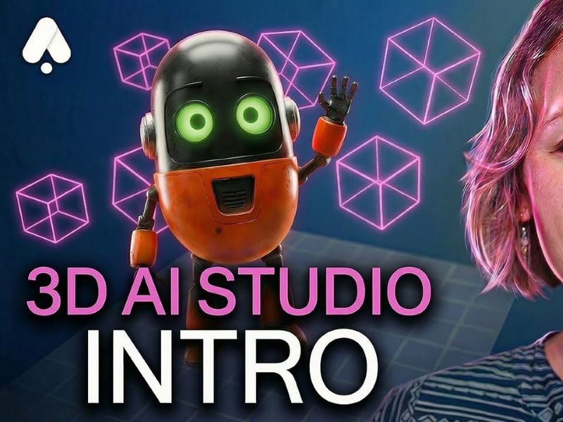 3D AI Studio unlimited generation tạo mô hình nhân vật người thật sinh động in 3D