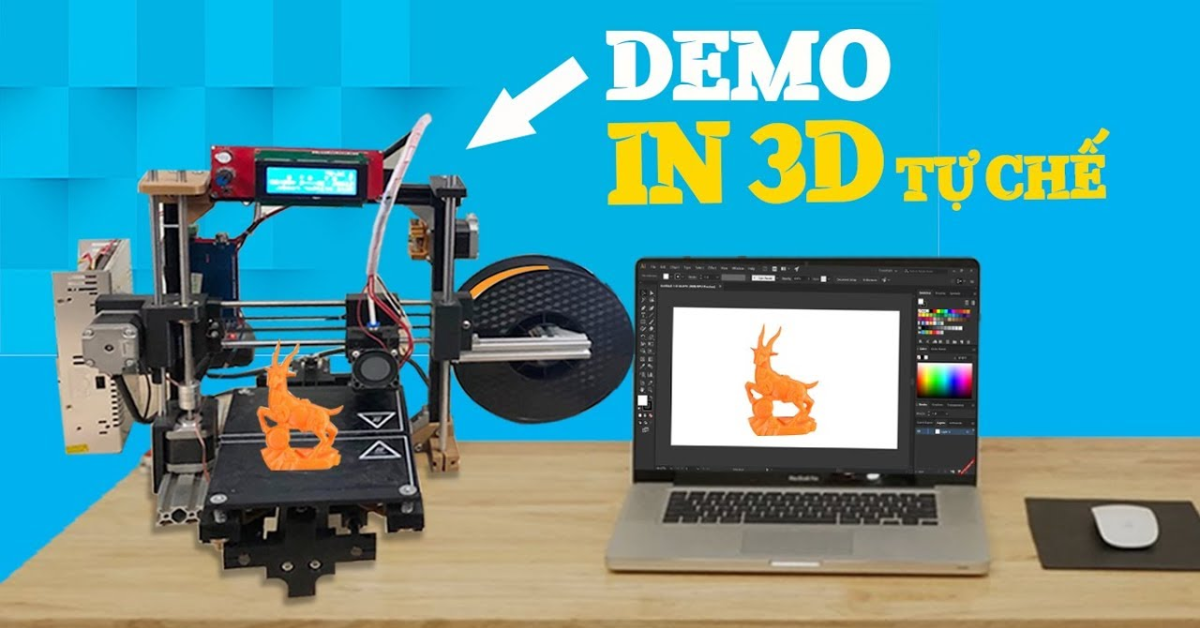 Cách chế máy in 3D đơn giản, chi tiết từng bước