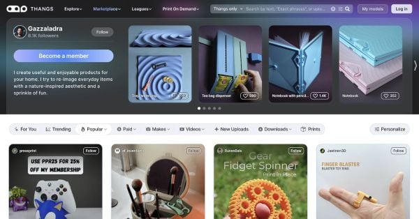 Top 6 trang web tải file in 3D miễn phí chất lượng nhất
