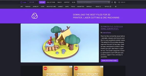 Top 6 trang web tải file in 3D miễn phí chất lượng nhất