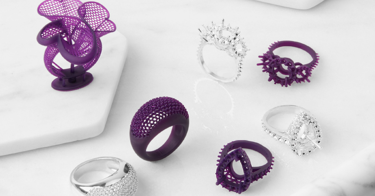 Ứng dụng của in 3D Resin trong trang sức