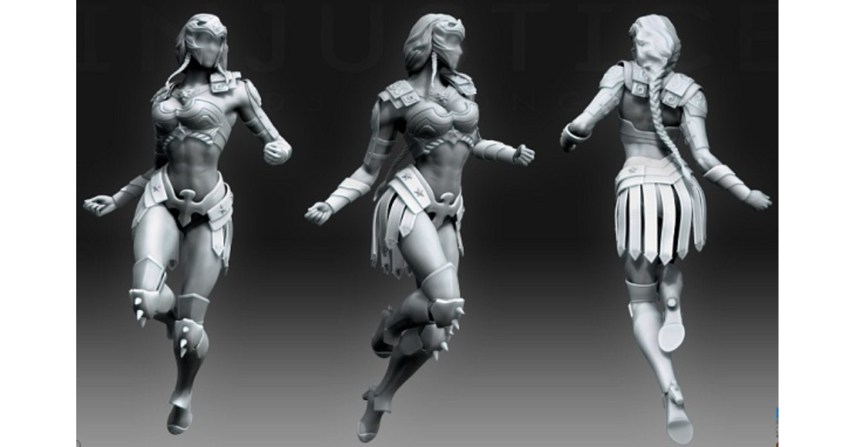 In 3d tượng người trong công nghiệp game