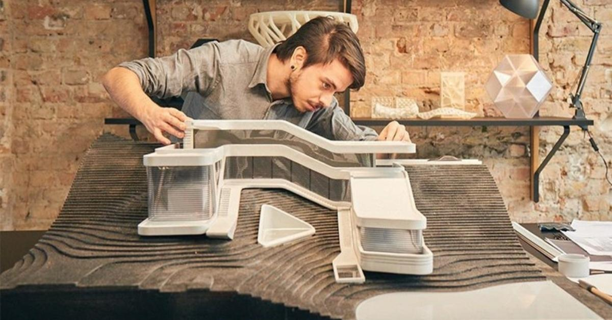 In 3d tượng người trong kiến trúc và xây dựng