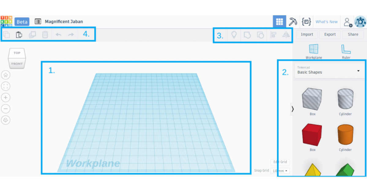 Phần mềm thiết kế TinkerCAD