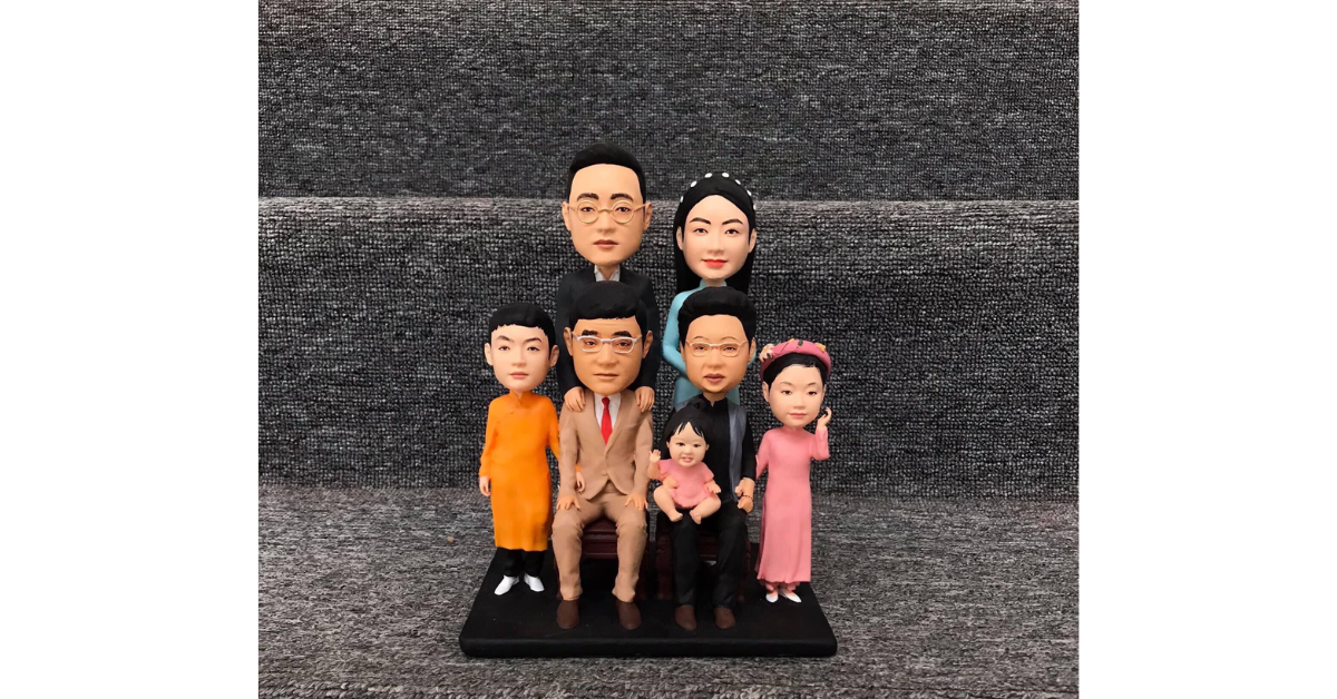 Tương in 3D ảnh gia đình